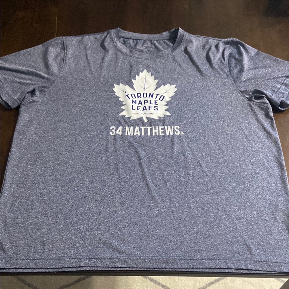 Blue Toronto Maple Leafs Short Sleeve Tee